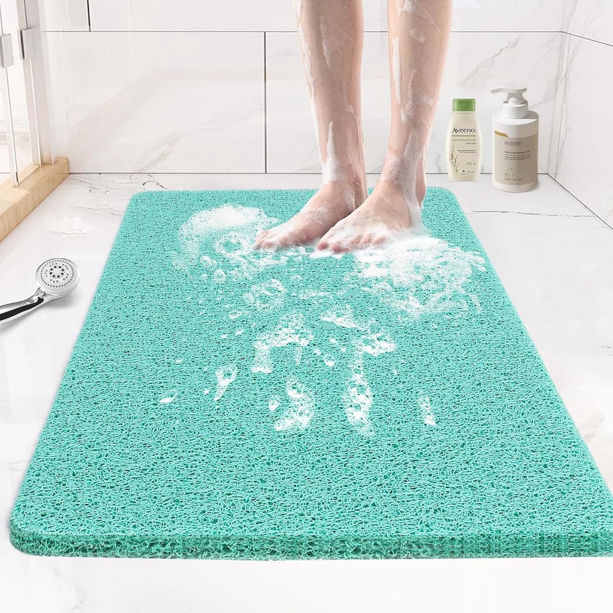 Antislip Douchemat 30" x 17" - Veiligheidsbadmat voor Badkamer en Douche
