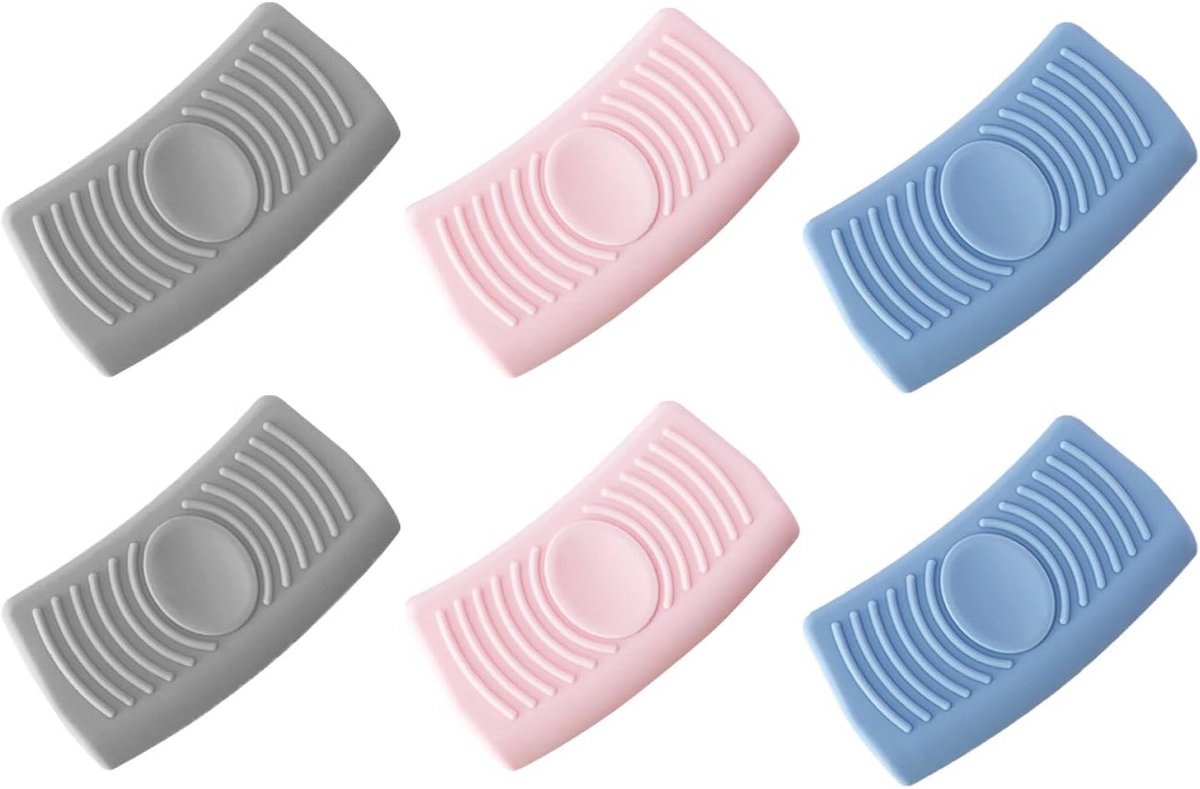 Silicone Handgrepen voor Pannen - 6 Delige Set met Antislip Design