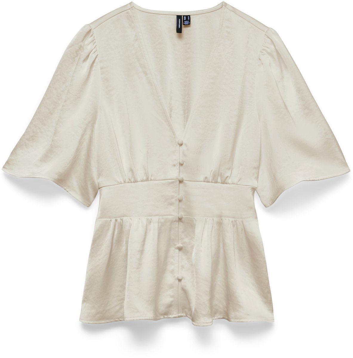 VERO MODA - VMANDREA 2/4 BUTTON TOP WVN - Dames - Blouses