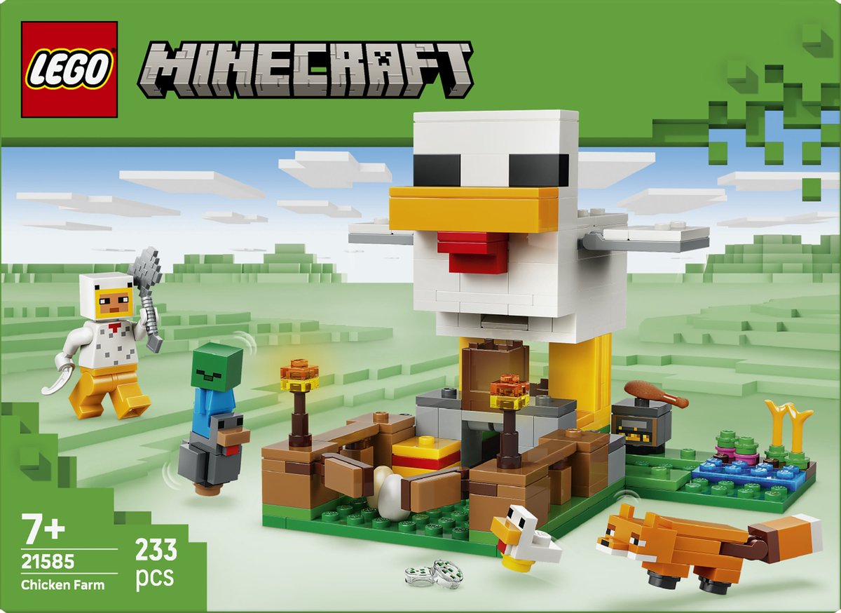 LEGO Minecraft Kippenboerderij Dieren Speelgoed voor Kinderen - 21585 — afbeelding 10