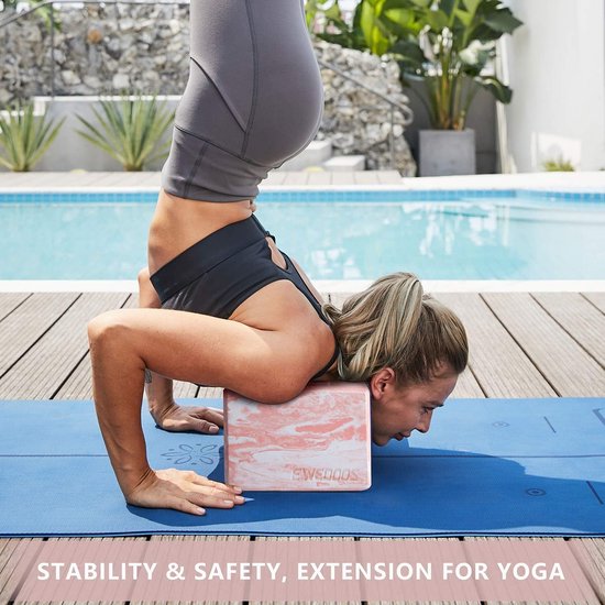 Yogablokken Set van 2 – Milieuvriendelijk, Hoogdichtheid EVA-schuim, Antislip voor Yoga en Pilates — afbeelding 3