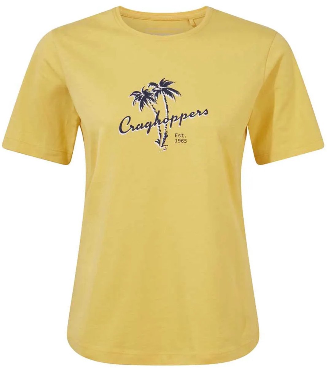 Craghoppers Ally T-shirt Met Korte Mouwen Vrouw Pineapple Palm Tree
