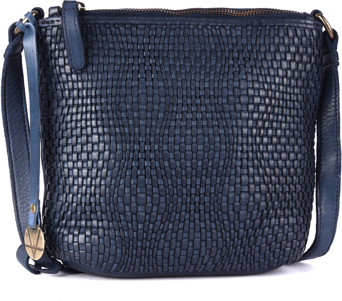 Echte Leren Crossbody Slingtassen voor Dames – Trendy Casual en Kantoortas met Verstelbare Schouderband