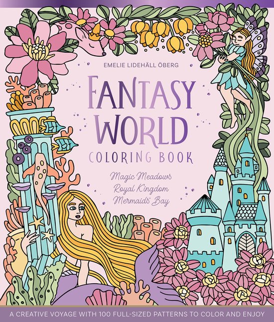 Fantasy World Coloring1- Fantasy World Coloring Book MAGIC M ... - cover