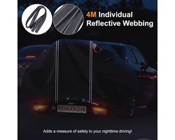 Fietshoes voor Transport van 2 Fietsen - Waterdichte en Heavy Duty Bescherming met Reflecterende Webbing