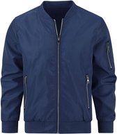 Lichte Heren Bomberjack - Winddicht Sportief Zomerjack met Mouwzak