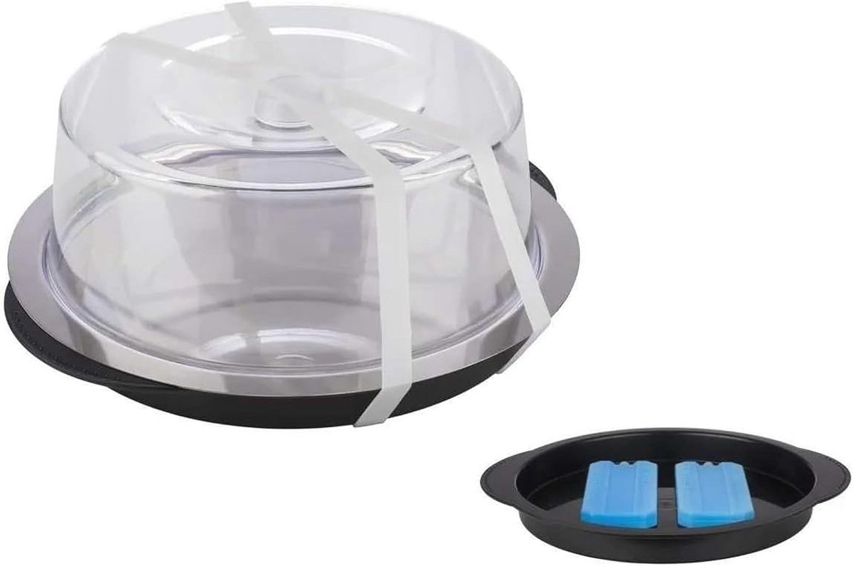 Thermo Dienblad Set met Koelaccumulators en Deksel - Ø 35 cm