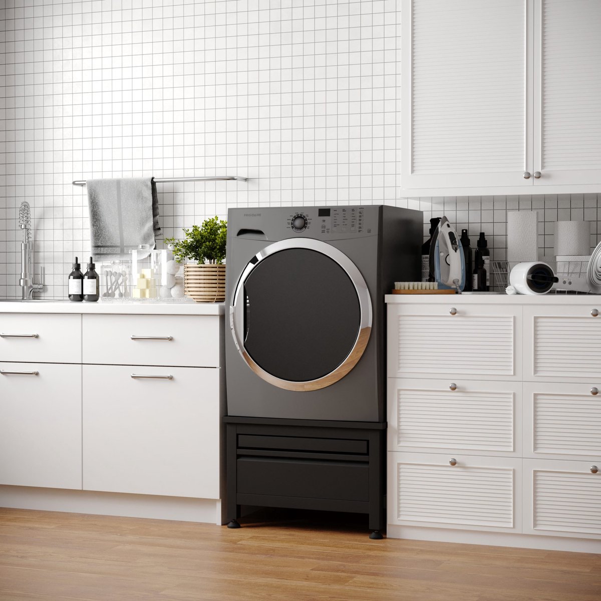 Wasophoogte Wasmachine verhoger met lade thumbnail 4