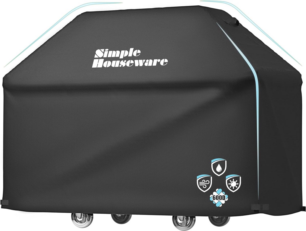 Waterdichte Heavy Duty BBQ Grill Cover 182,9 cm met UV-coating