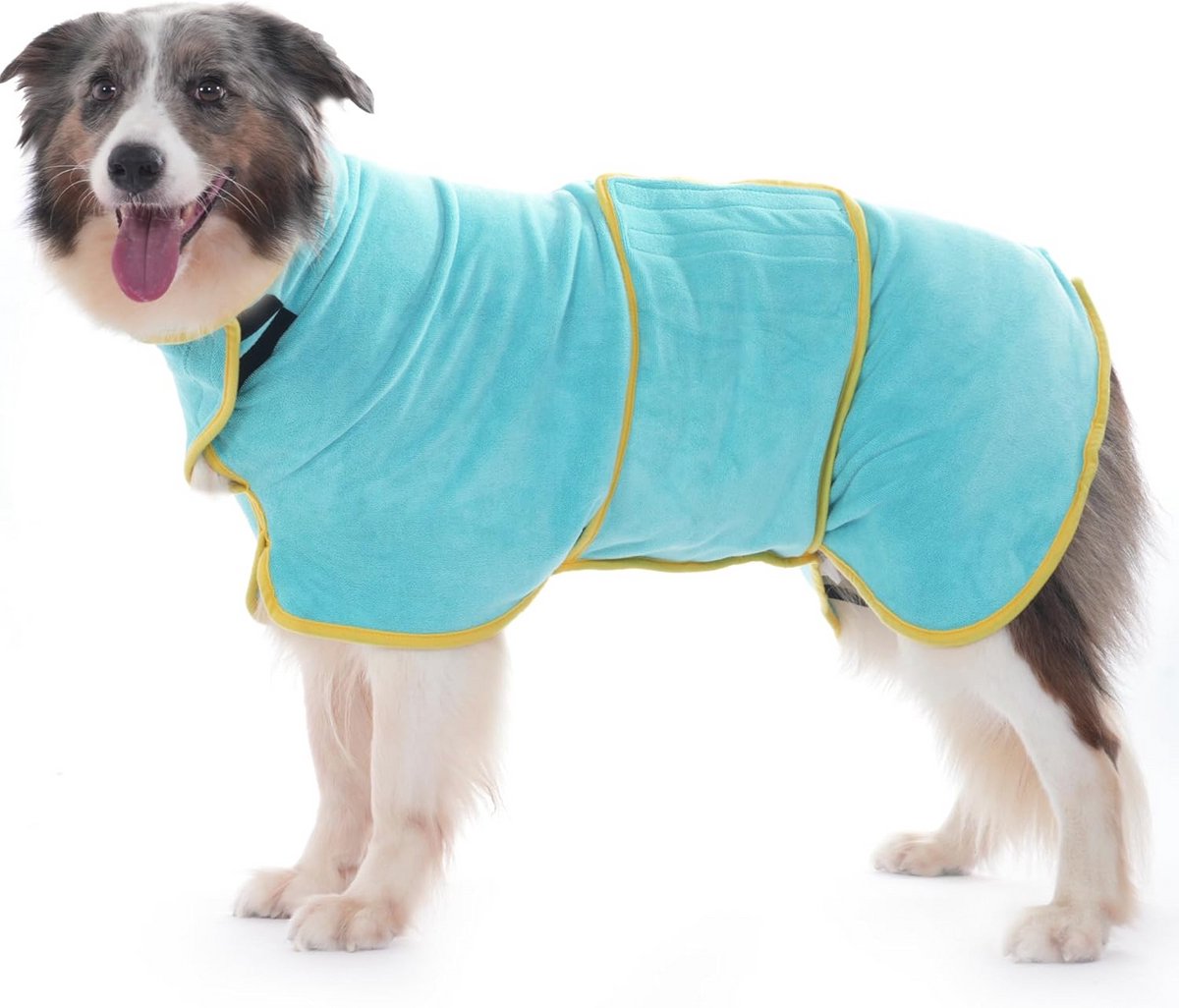 Hondenbadjas voor huisdieren - ultra absorberende microvezel droogjas voor puppy's en volwassen honden