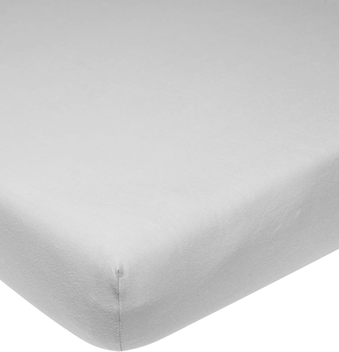 Jersey Hoeslaken Crib 100% Katoen Lichtgrijs