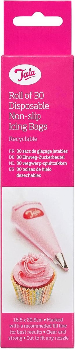 Set van 30 Herbruikbare Antislip Spuitzakken voor Bakken