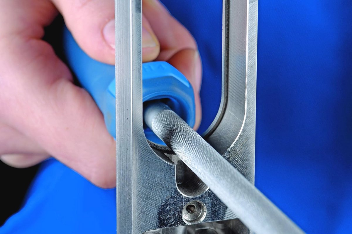 Ronde Werkplaatsvijl 250 mm met Ergonomisch Heft - Geschikt voor Fijnbewerking