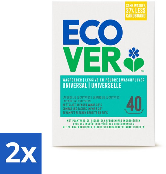 Ecover - Waspoeder Universal - Voor witte & bonte was - 1,2 kg