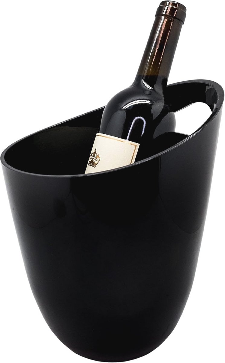 IJsblokjeshouder en Koeler voor Wijn en Champagne - Ergonomisch en Stijlvol