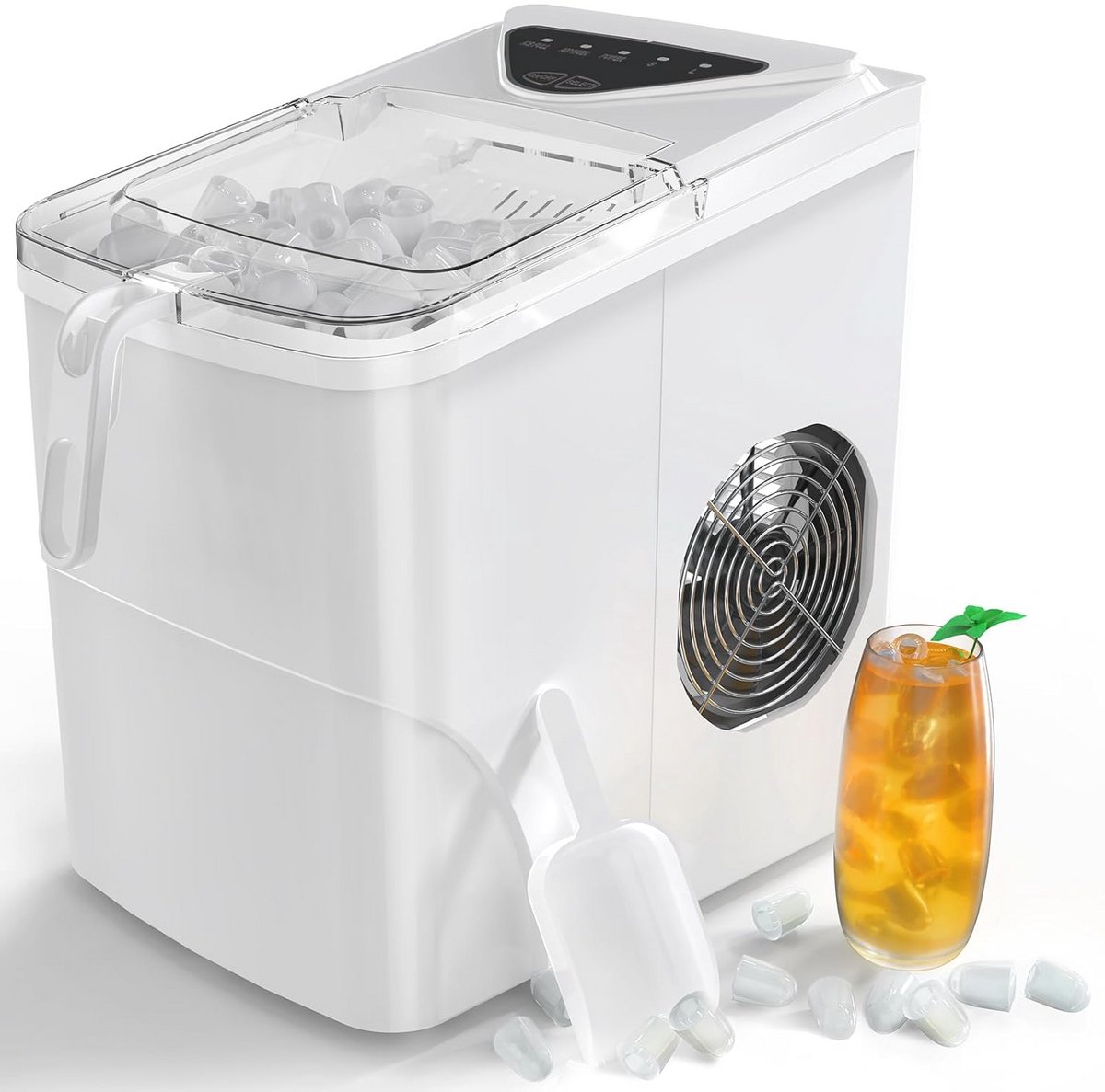 Mini IJsblokjesmachine - 15 kg/24 uur - Compact en Snel - Thuisgebruik