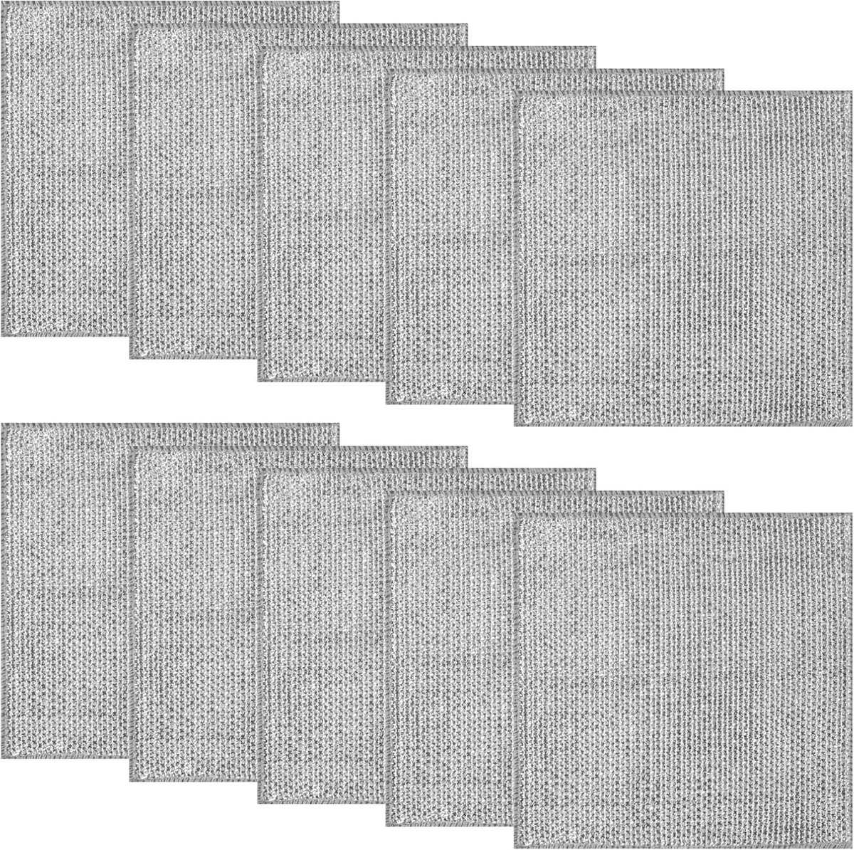 Set van 10 Stalen Vaatdoeken - Krachtige Schrobbers voor Keukenreiniging