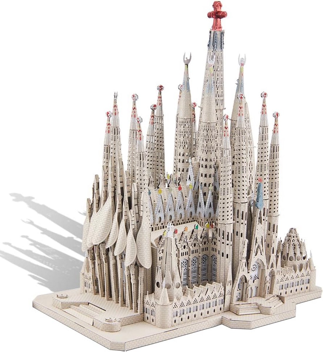 Metalen 3D-Puzzel Architectuurmodel Sagrada Familia - 450 Delen Roestvrij Staal — cadeau in Hobby - foto 7