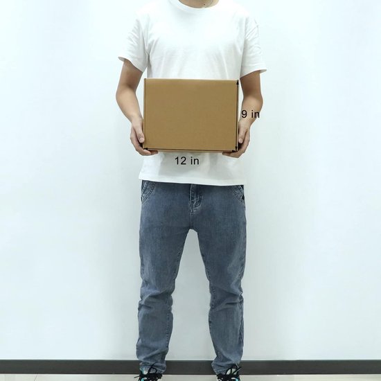 12x9x4 Inch Small Corrugated Cardboard Shipping Boxes - Pack of 20 | bol