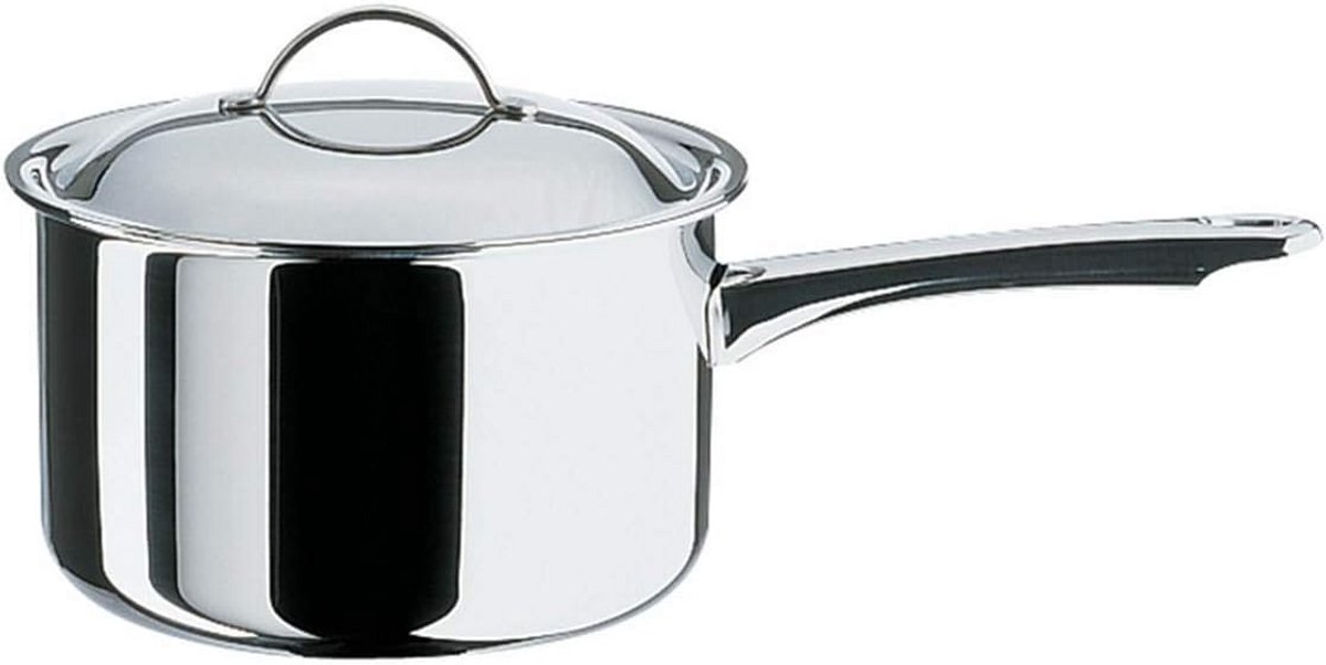 Steelpan met deksel 20 cm 2,7 l RVS vaatwasmachinebestendig