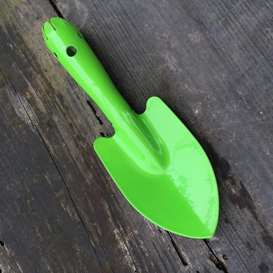 Set van 4 Kleine Metalen Schepjes - Kleurrijk Tuin- en Strandspeelgoed voor Kinderen — afbeelding 4