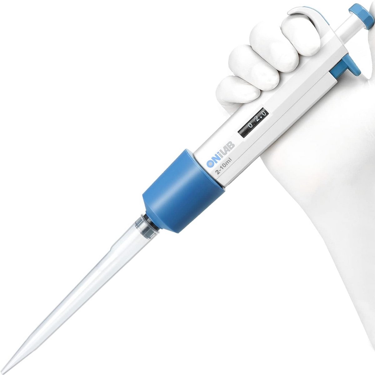Micropipet met instelbaar volume voor laboratoriumgebruik, 2 tot 10 ml, zeer nauwkeurig