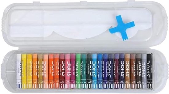 PATIKIL Witte Oliepastels – 12 Stuks, Zacht En Romig, Voor Kunstenaars En Beginners