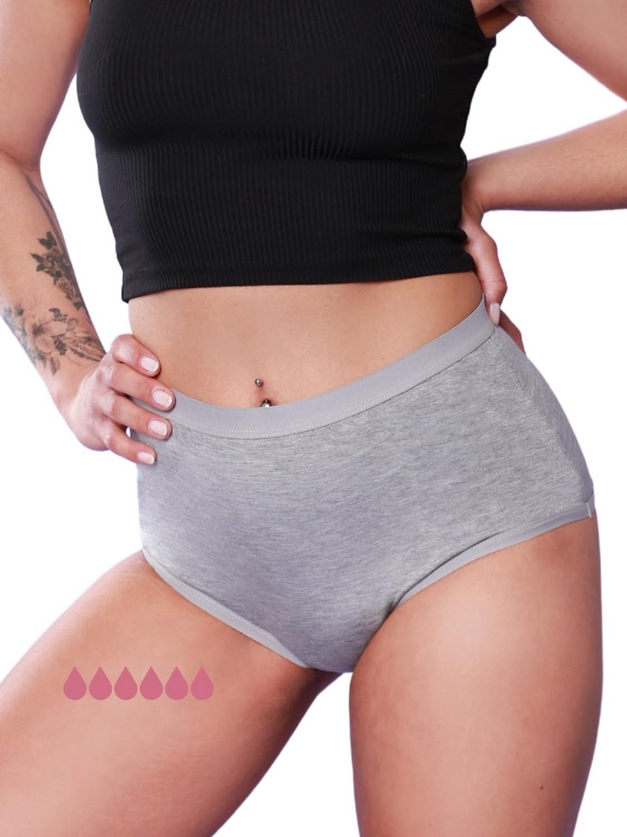 Comfortabel Absorberend Ondergoed voor Zware Menstruatie - Wasbaar