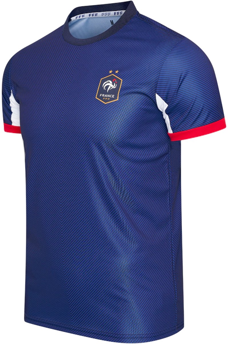 Frankrijk Voetbalshirt Kinderen - Maat 116 t/m 164 - Voetbalshirt - Jongens en Meisjes - Sportshirts - Blauw