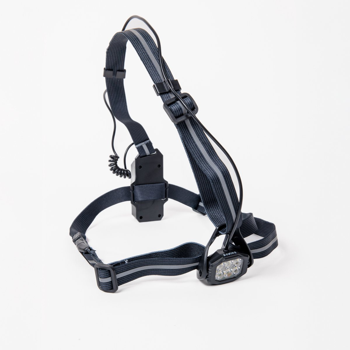 BOWINQ® - Boston 600 - Hardloop verlichting - 800 Lumen - Oplaadbaar - USB-C - Waterdicht - Zwart