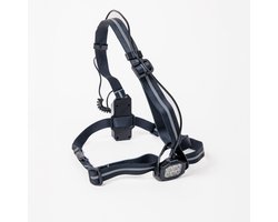 BOWINQ Boston 600 - Hardloop verlichting - Borstlamp 800 lumen met rood achterlicht - USB-C oplaadbaar - Hardlopen en wandelen - Zwart