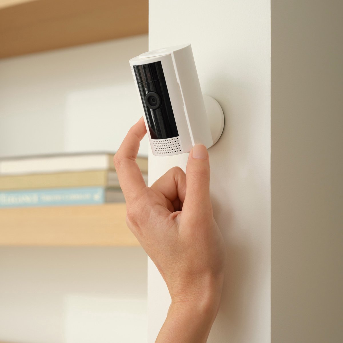 Ring 2e Gen Indoor Camera Beveiligingscamera Roze - afbeelding 2