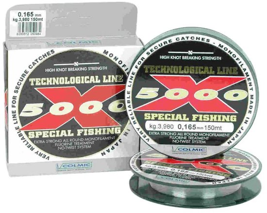 Colmic - Lijn Nylon X-5000 Clear - 150m - Colmic van Colmic — afbeelding 4