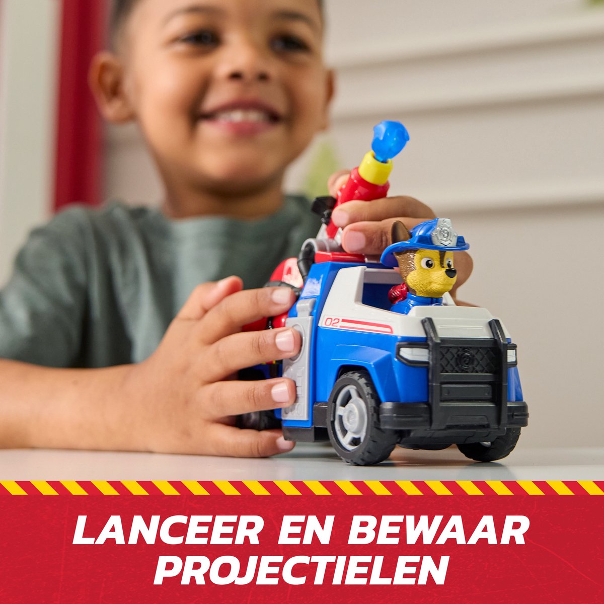 PAW Patrol - Brandweerredding - Chase Politieauto - Speelgoedauto met speelfiguur — afbeelding 5