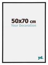 Your Decoration - Puzzellijst 50x70 cm - Zwart Mat - Puzzellijst 500-1000 stukjes - Kunststof Fotolijst - Annecy