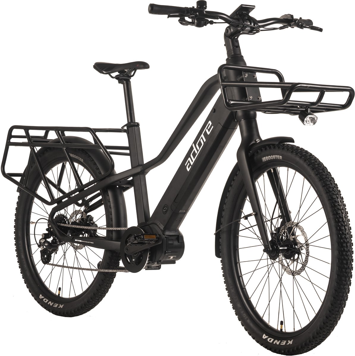 ADORE E-Citybike 28" Aluminium Urban E-Bike CX-501 – Middenmotor 85 Nm / 15 Ah – Zwart mat