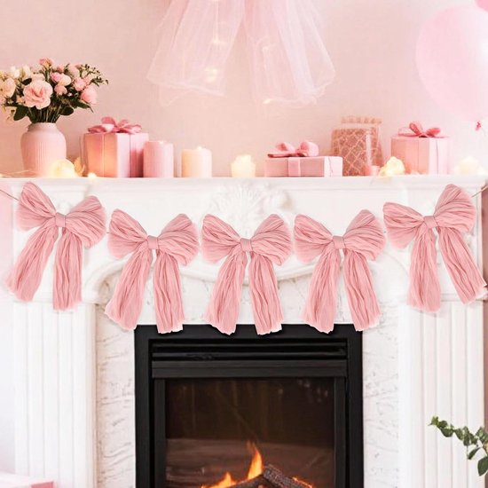 Bestel PME Lintstrik Taarttoppers Lichtroze pk/8 voor slechts € 4,25
