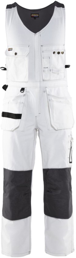Blaklader American Overall 2532-1210 - Wit/ Gris Foncé - C150