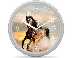 Kinderklok paard - Paard bruin in het zand