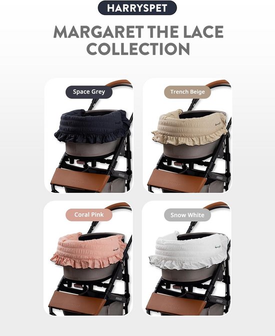 Luxe Omkeerbare Voetenzak voor Kinderwagen - Zachte Bumper en Beschermhoes van Merkloos — afbeelding 3