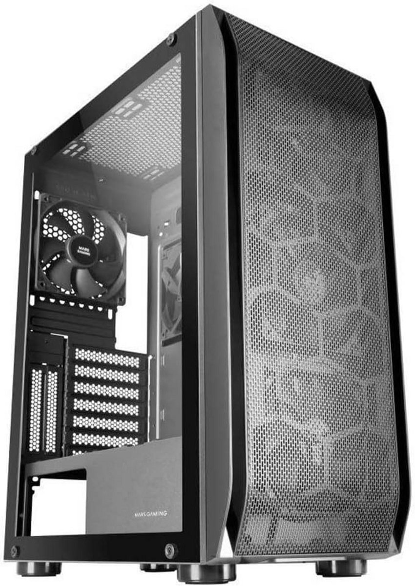 Professionele E-ATX Computerbehuizing met 5 Ultra-Stille Ventilatoren en Gehard Glas