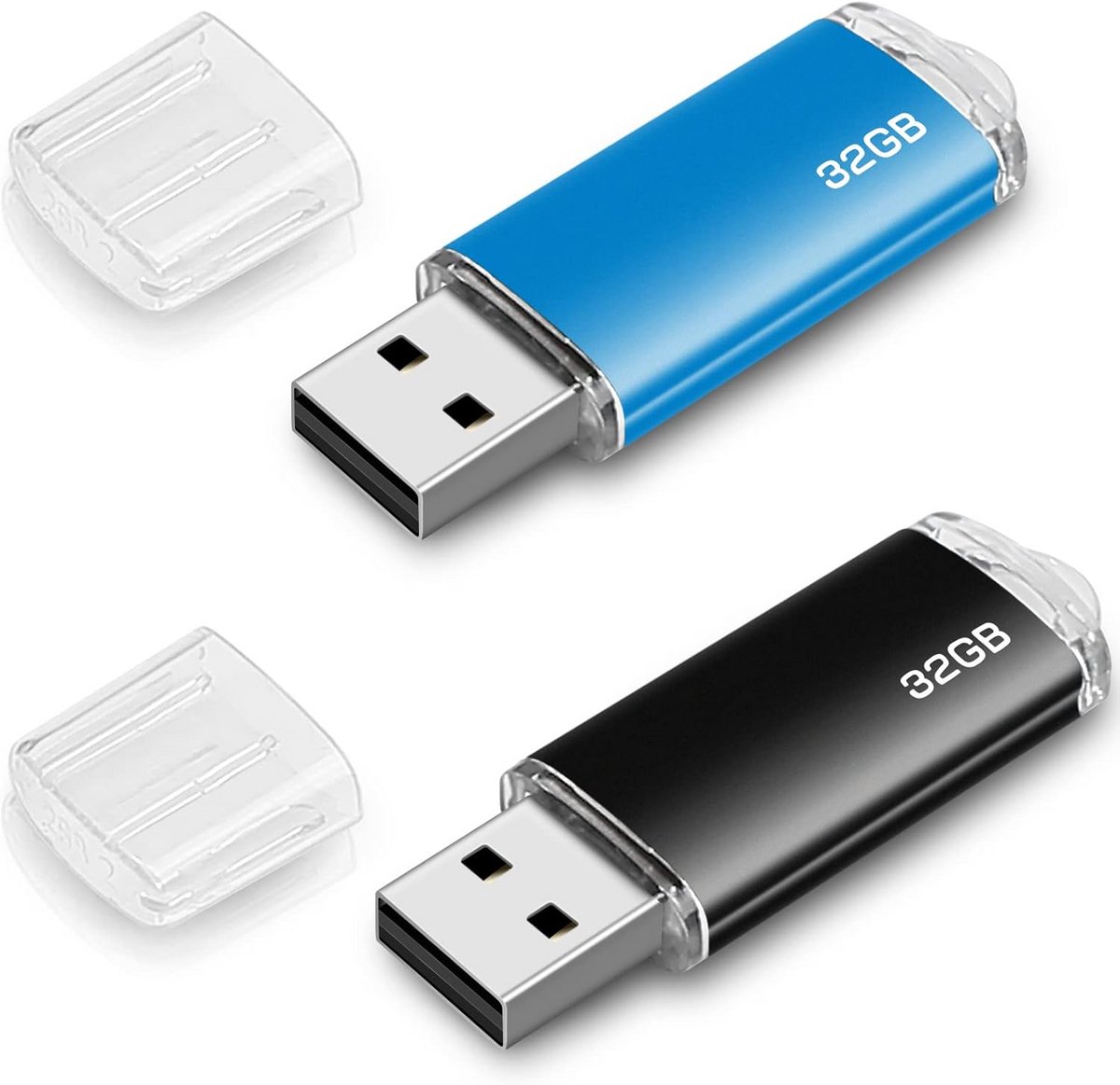 32GB USB Flash Drive - 2 Stuks - Geheugen Pen Drive