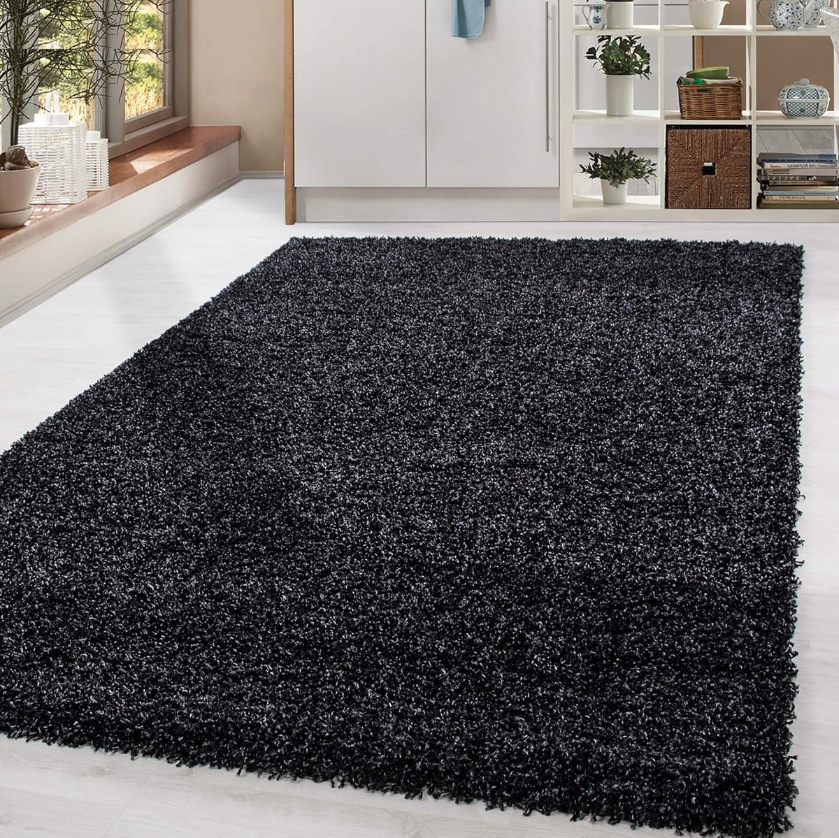Hoogpolig Vloerkleed - Shaggy tapijt - Creëer sfeer - Geschikt voor vloerverwarming - 60 x
