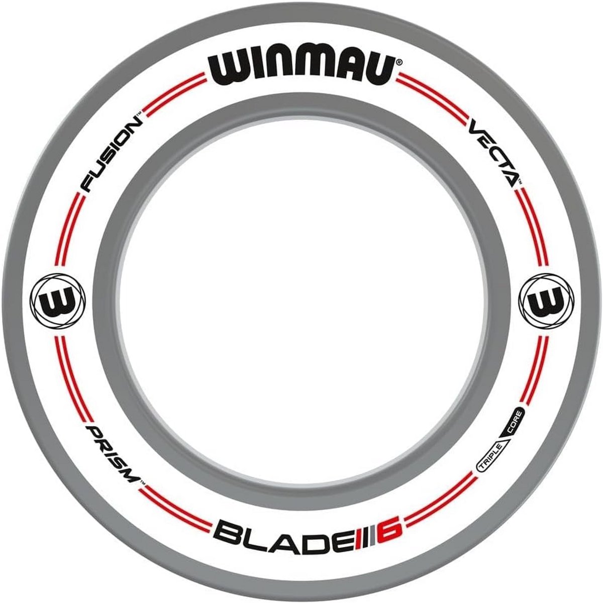Dartbord Surround Wit - Schuim Beschermrand voor 360 Graden Wandbescherming