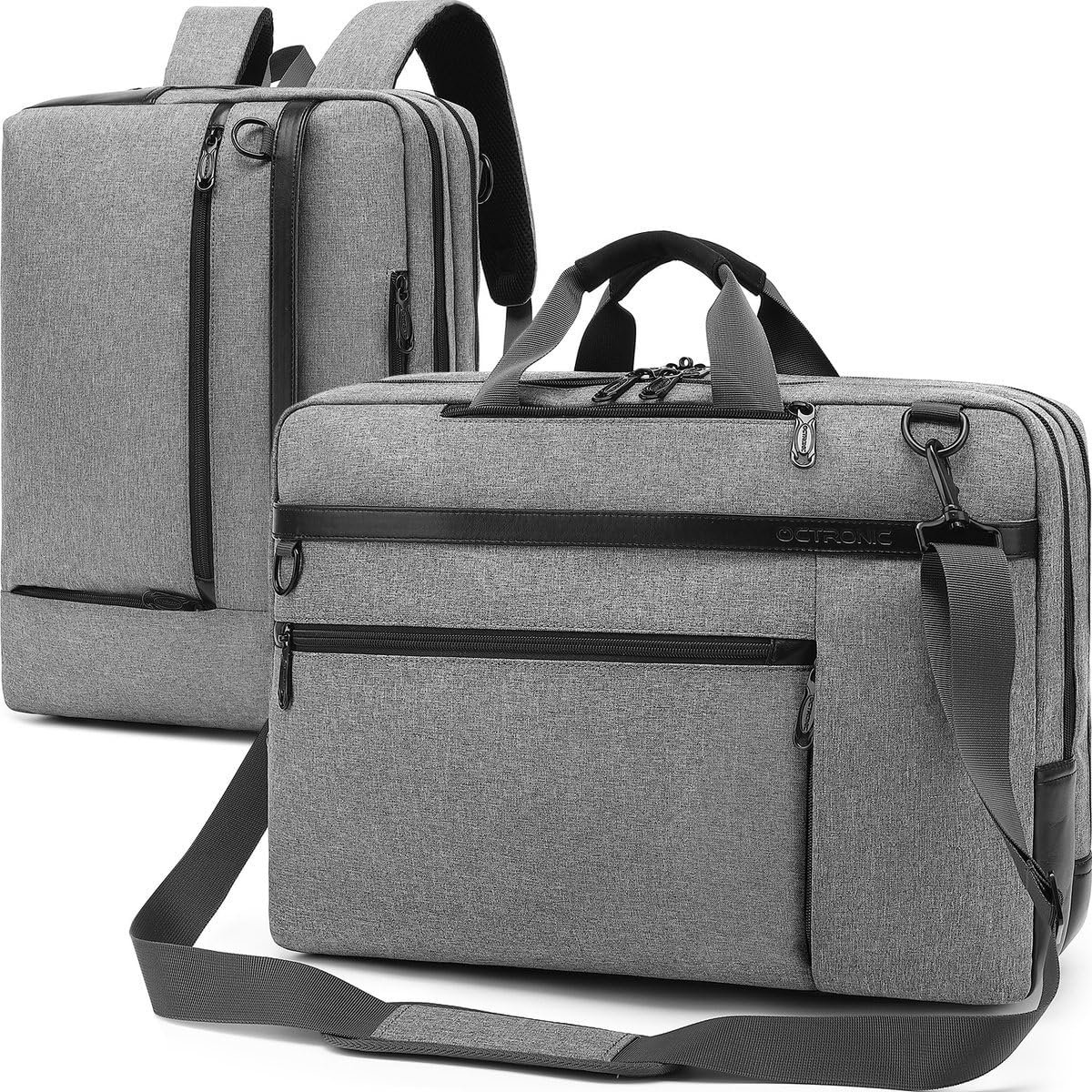 Grote 2-in-1 Laptop Rugzak en Schoudertas 17,3 Inch - Spatwaterdicht