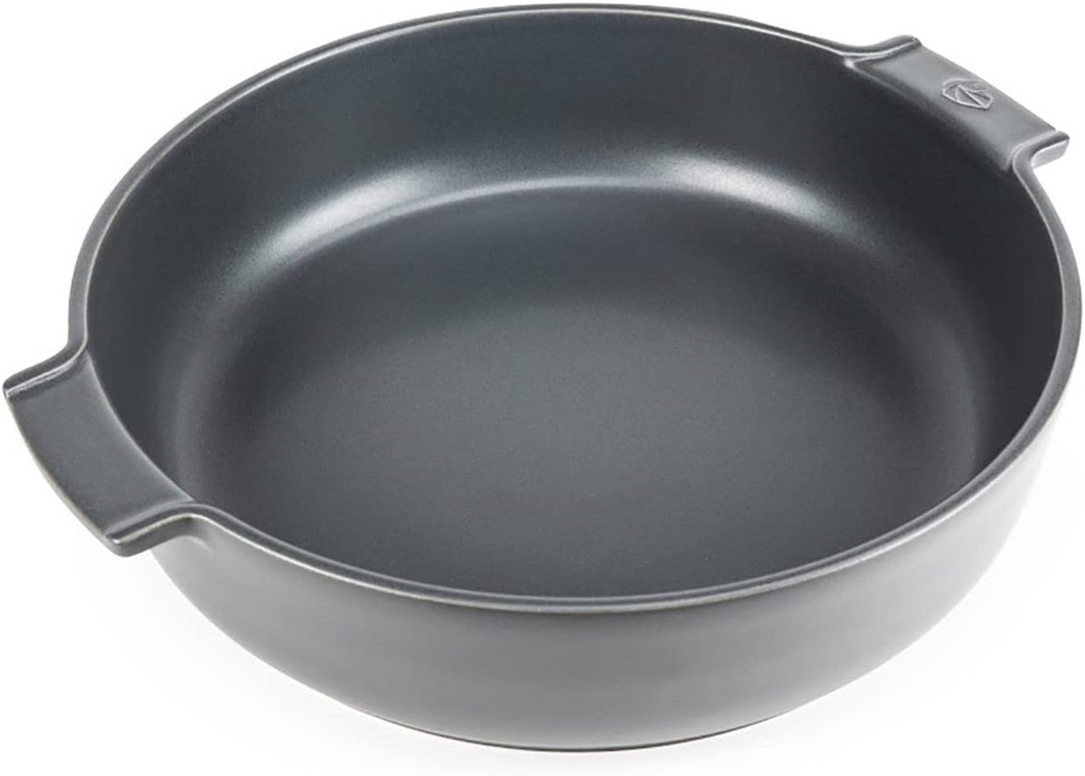 Keramische Ovenschaal 6,7 Liter Rond Leigrijs