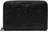 GUESS porte-monnaie Cresidia II SLG Zip Around Wallet Black Logo noir