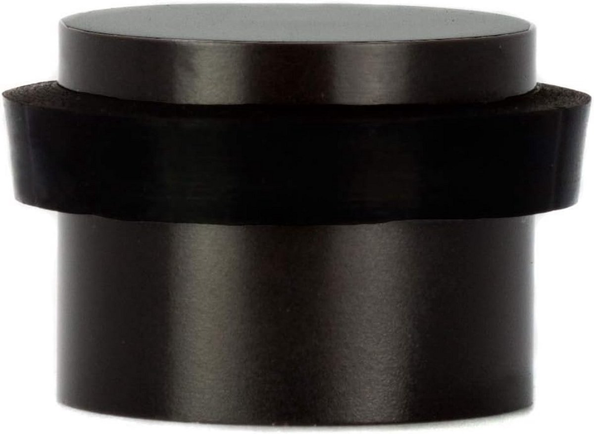 Roestvrijstalen deurstop met zelfklevende bevestiging - Diameter 24mm x 20mm