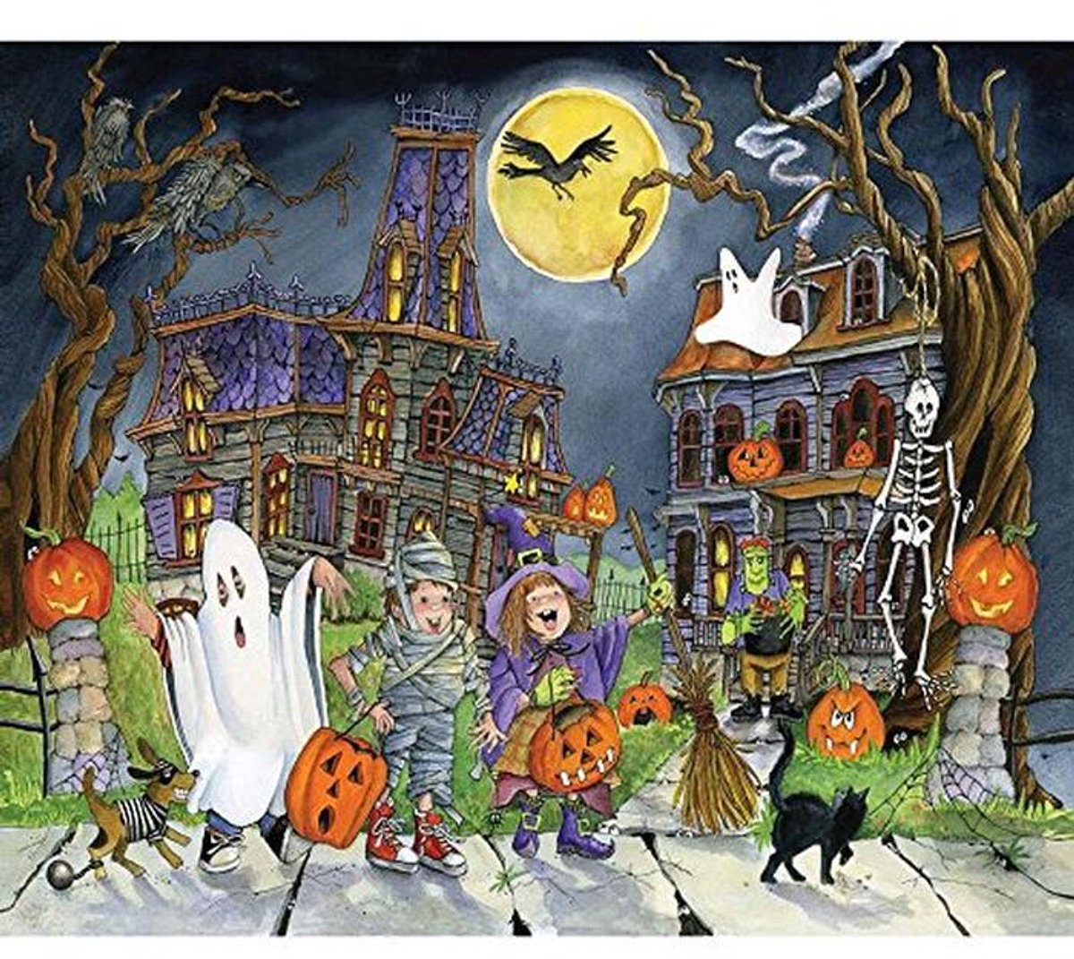 Halloween puzzel van 1000 stukjes