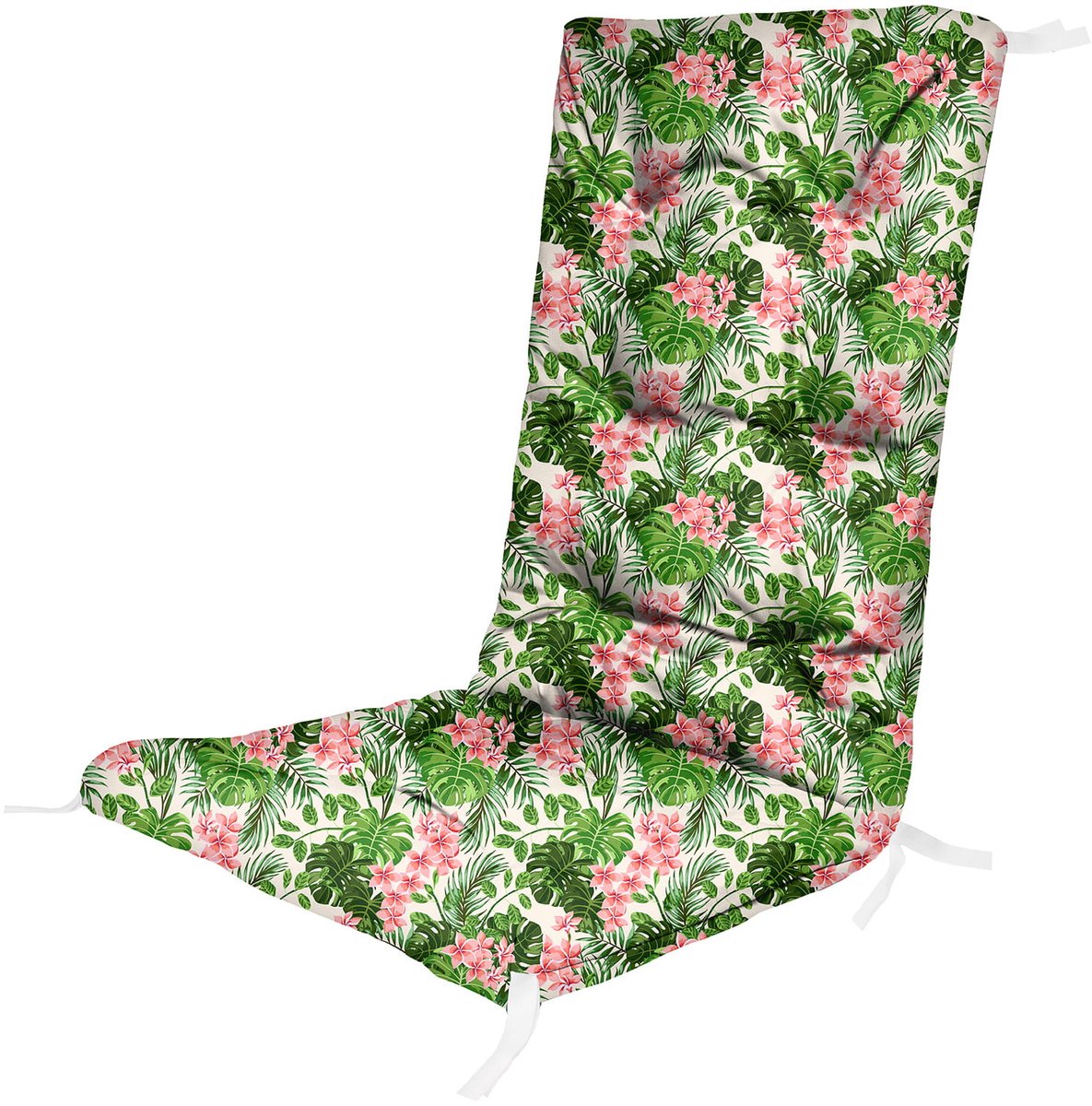 FEROCITY - Tuinstoelkussens - Comfortabel, duurzaam - Voor meubels van pallets - 130 x 50 x 5cm - Polyester - Palm Bright
